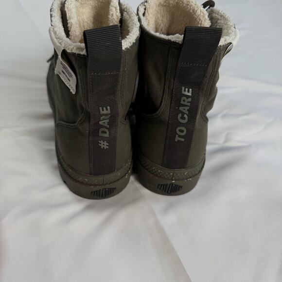 Palladium Unisex Adult Pampa Hi Combat Boots Olive Canvas Sz. M12 W13.5 main image 9